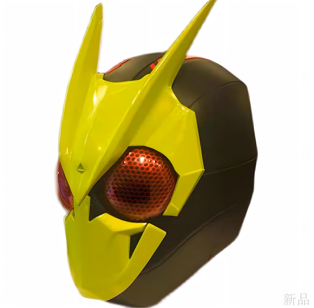 【お値下げ】仮面ライダー1型ヘルメット　コスプレ用マスク 塗装済完成品　プロップ お値下げ シン仮面ライダー第一号1／1マスク 磁石装置 複眼発光